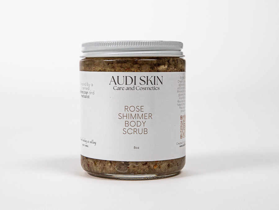 Rose Shimmer Body Scrub